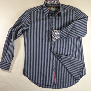 Robert Graham Mens Filp Cuff L/S Button Shirt M